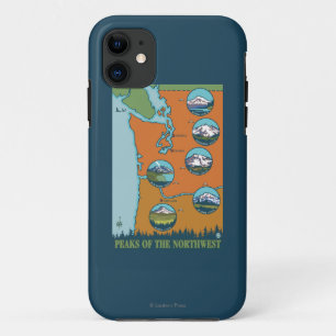 Etui iPhone Case-Mate Crêtes du nord-ouest - 5 montagnes différentes