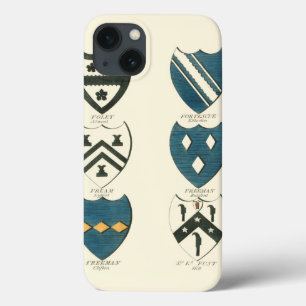 Case-Mate iPhone Case Crêtes familiales de diverses maisons anglaises