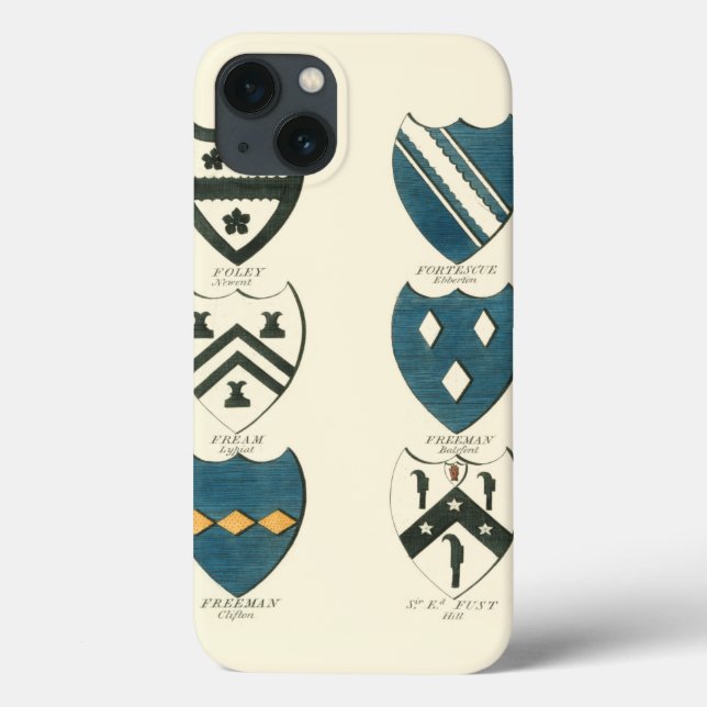 Coques Case-Mate iPhone Crêtes familiales de diverses maisons anglaises (Verso)
