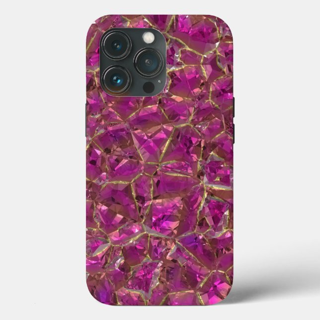 Coques Case-Mate iPhone Cristal rose et or (Verso)
