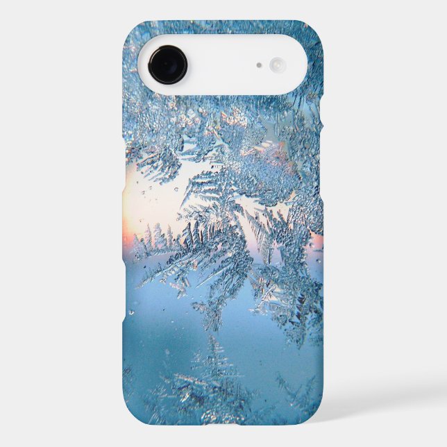 Coques Case-Mate iPhone Cristaux de glace en verre glacé froid hiver (Verso)