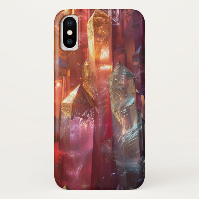 Coques Case-Mate iPhone Cristaux de guérison des pierres minérales (Dos)
