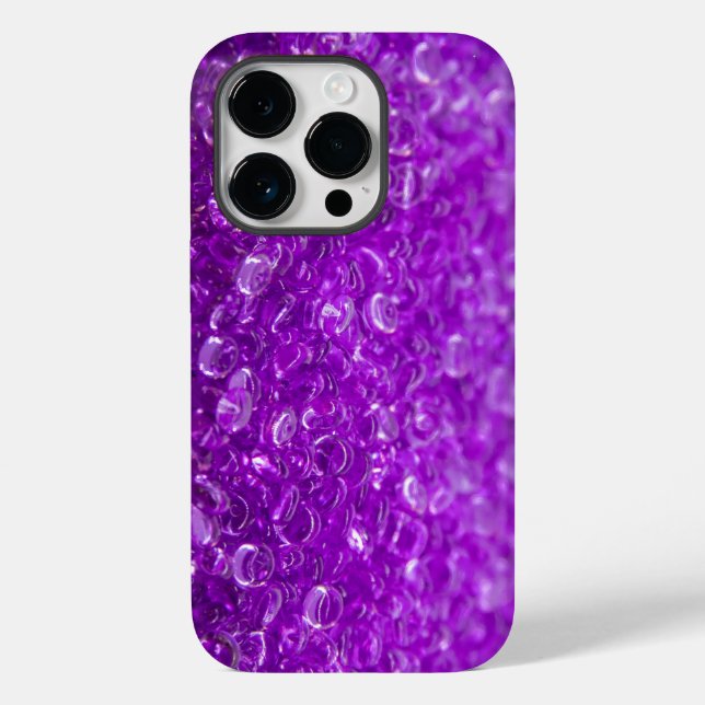 Coques Case-Mate iPhone cristaux de parties scintillant violet (Verso)
