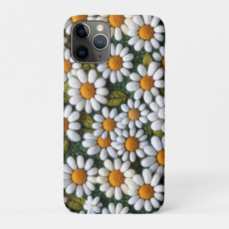 Case-Mate iPhone Case Crochet White Daisies Spring Wildflowers