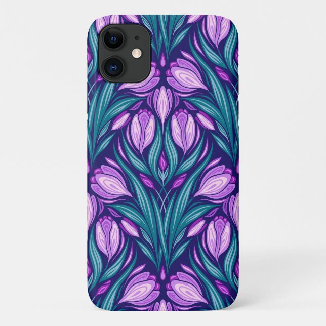Coques Case-Mate iPhone Crocus printaniers (Dos)