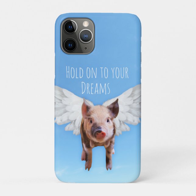 Coques Case-Mate iPhone Croire aux rêves des cochons qui pourraient voler (Dos)