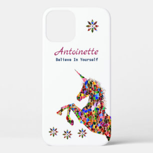 Case-Mate iPhone Case Croire Parties scintillant Magique Unicorn Flower