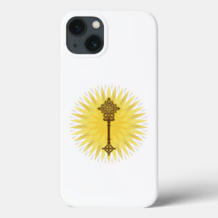 Case-Mate iPhone Case Croisement traditionnel éthiopien Brown