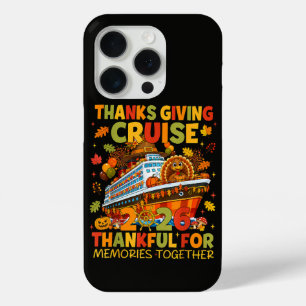 Coque iPhone 15 Pro Croisière de Thanksgiving en famille 2026 Voyage V