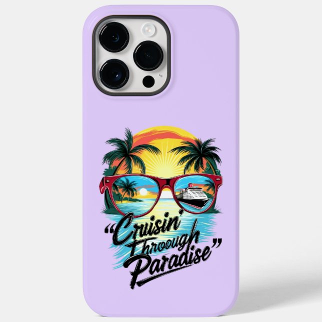Coques Case-Mate iPhone Croisine" à travers le paradis : Vibes d'évasion t (Verso)