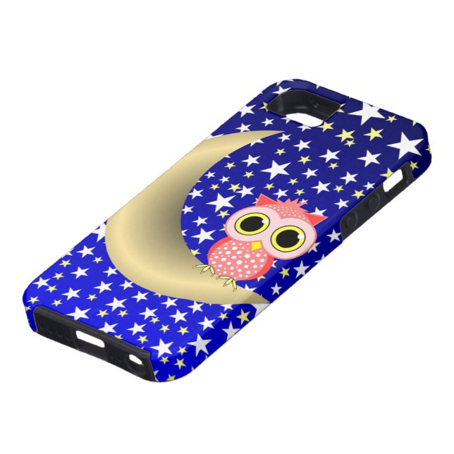 Coques Case-Mate iPhone croissant de lune et hibou (Bas)