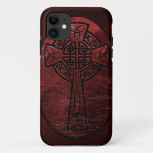 Coques Pour iPhone Croix celtique rouge