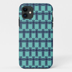 Case-Mate iPhone Case Croix chrétienne bleue différentes variantes