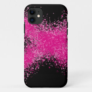 Coque Case-Mate Pour iPhone Croix de confettis rose parties scintillant choqua