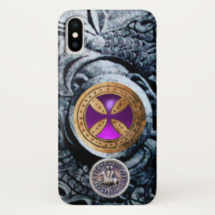 COQUE iPhone X CROIX DE CONSÉCURATION ET SCEAU DU MODÈLE DES CHEV