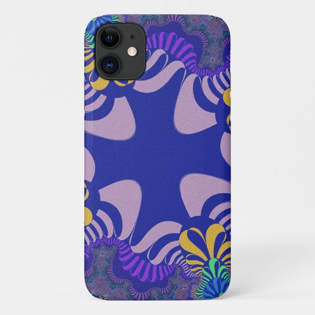 Coques Case-Mate iPhone Croix de lavande et de violet (Dos)