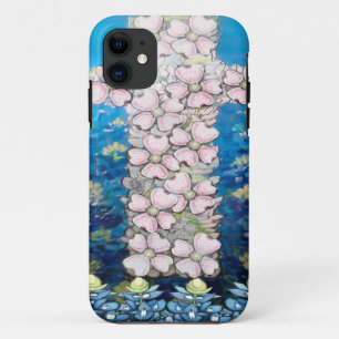 Coque iPhone 11 Croix florale