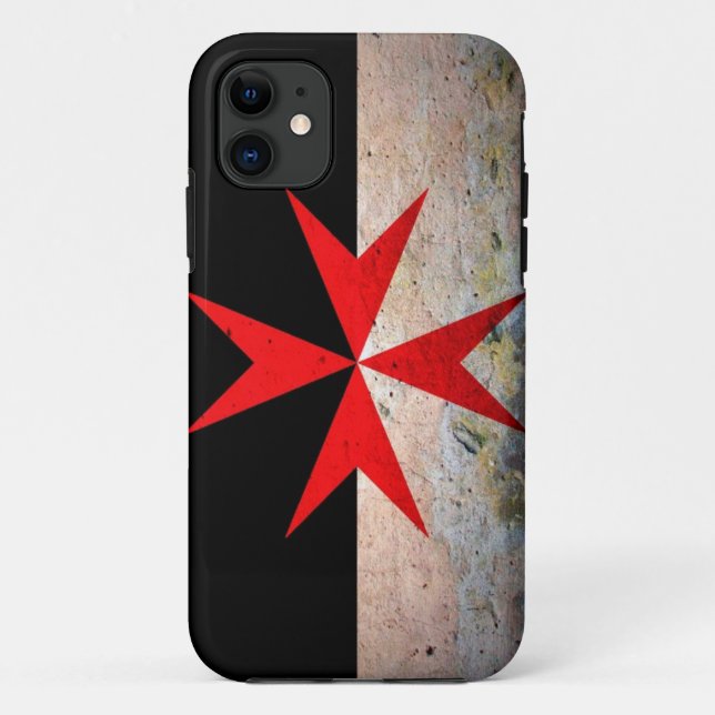 Coques Case-Mate iPhone Croix maltaise sur la roche (Dos)