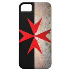 Croix maltaise sur la roche