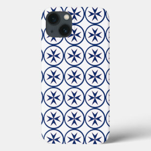 Etui iPhone Case-Mate Croix octogonale BLUE CORSAIR STYLE
