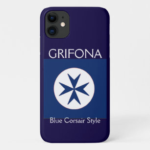 Case-Mate iPhone Case Croix octogonale BLUE CORSAIR STYLE