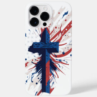 Coque Pour Pour iPhone 14 Pro Max Croix patriotique