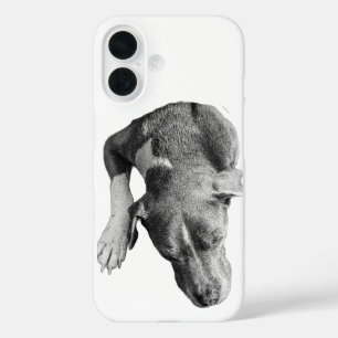 Coque Pour iPhone 16 Crop verticale—Tête et patte