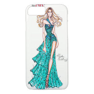Coque iPhone 7 Croquis de mode - Sarah Jessica Parker.