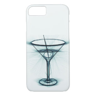 Coques Pour iPhone Croquis en verre Martini