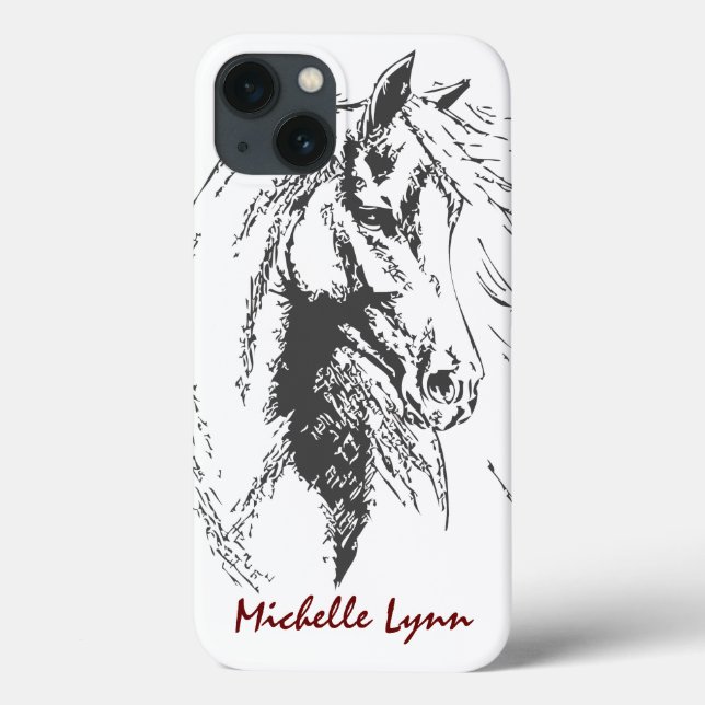 Coques Case-Mate iPhone Croquis personnalisé (Verso)