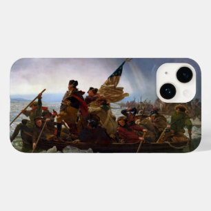 Coque Pour iPhone 14 Crossing Delaware 1776 : Général George Washington