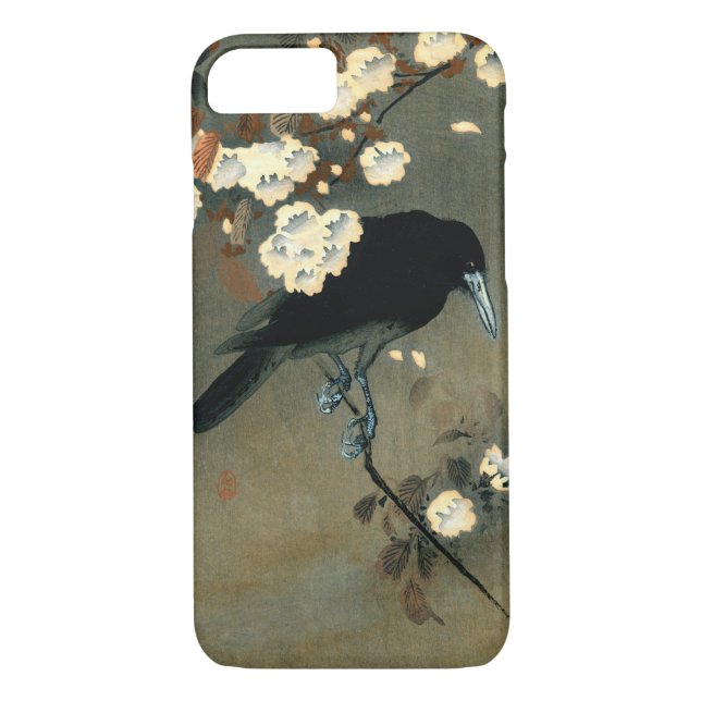Coques Case-Mate iPhone Crow & Blossom par Ohara Koson (1910) (Dos)