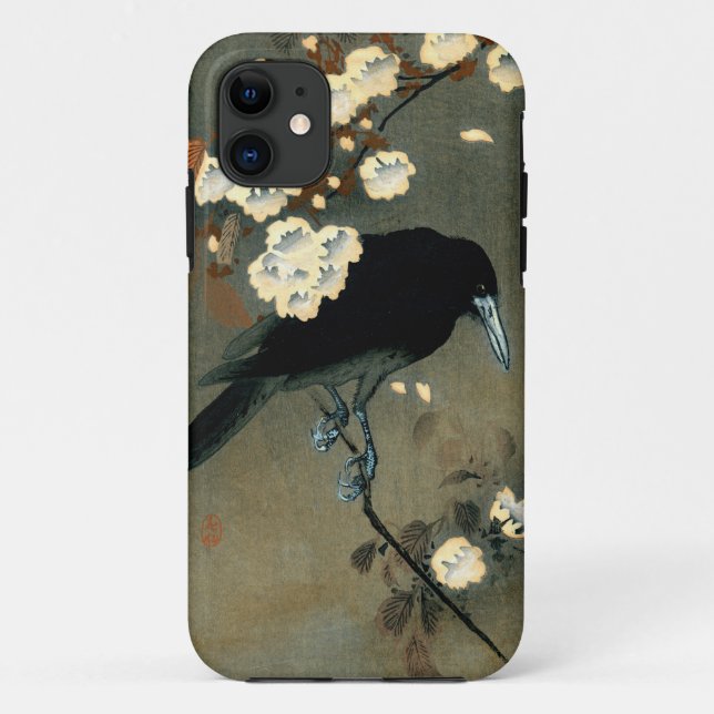 Coques Case-Mate iPhone Crow & Blossom par Ohara Koson (1910) (Dos)