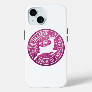 Coque Pour iPhone 15 CROYEZ À LA MAGIE DE ... noël