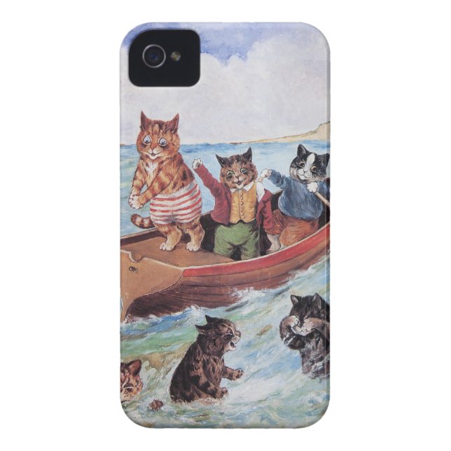 Coques Case-Mate iPhone Cru anthropomorphe drôle Wain de chats (Dos)