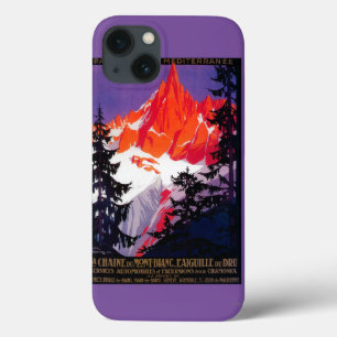 iPhone 13 Coque Cru PosterEurope de Chaine De Mont Blanc de La