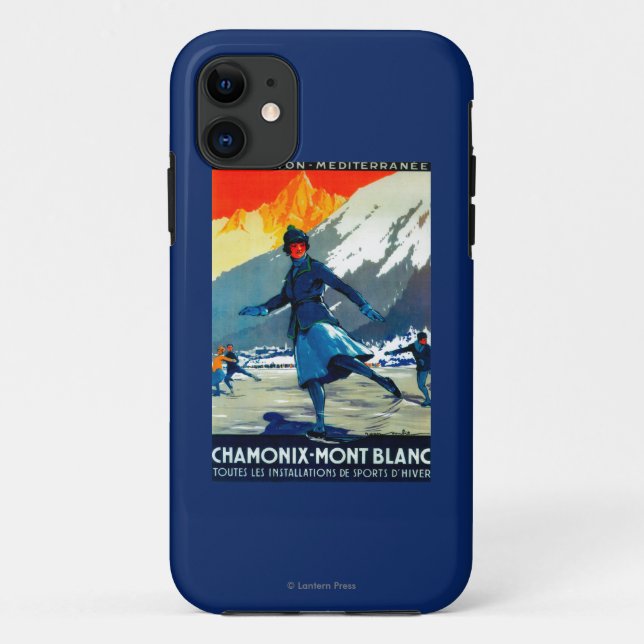 Coques Case-Mate iPhone Cru PosterEurope de Chamonix-Mont Blanc (Dos)