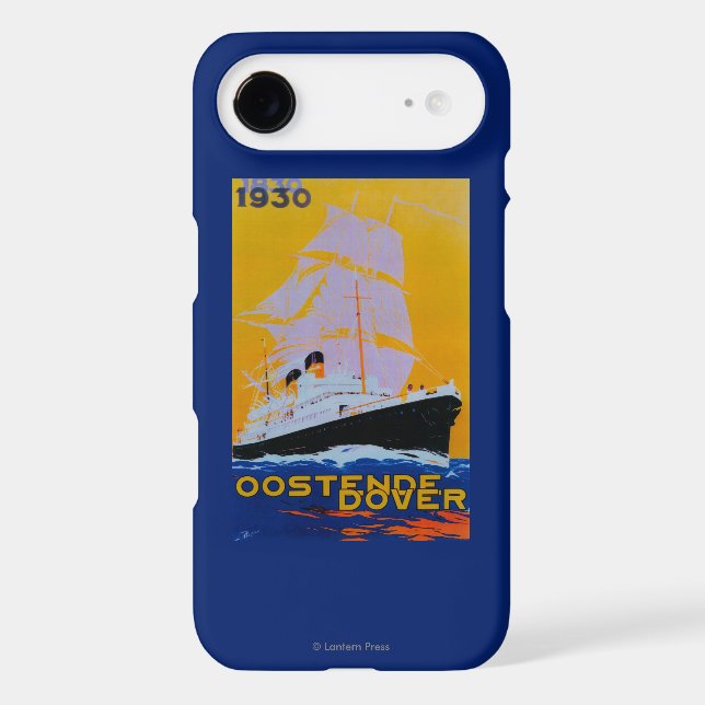 Coques Case-Mate iPhone Cru PosterEurope d'Oostende Douvres (Verso)