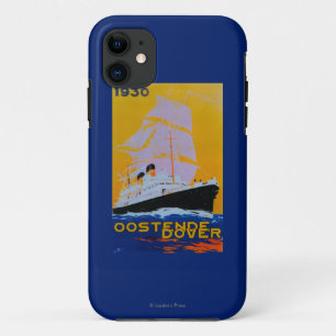 Coques Pour iPhone Cru PosterEurope d'Oostende Douvres