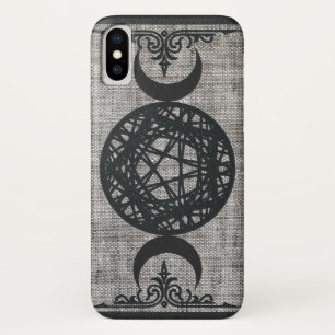 Case-Mate iPhone Case Cru Wiccan de pentagone étoilé de lune de triple