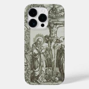 Coque Pour iPhone 14 Pro Crucifixion médiévale de Jésus-Christ