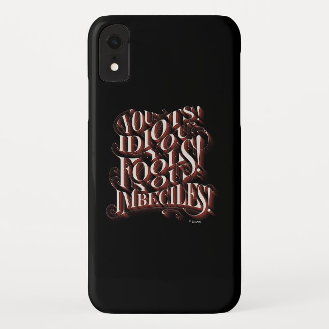 Coques Case-Mate iPhone Cruela de Vil| Vous, Idiots (Dos)