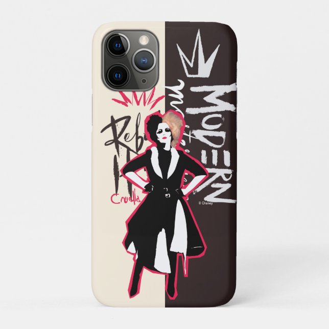 Coques Case-Mate iPhone Cruella| Coeur rebelle - Chef-d'oeuvre moderne (Dos)