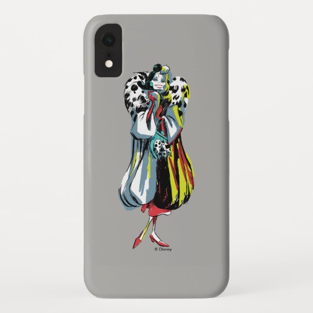 Coques Case-Mate iPhone Cruella de Vil| Dans ses fourrures (Dos)