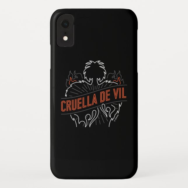 Coques Case-Mate iPhone Cruella de Vil| Neon (Dos)