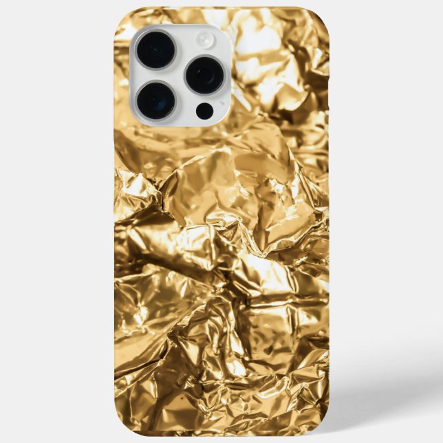 Coques Case-Mate iPhone Crushed Golden Folds (Verso)