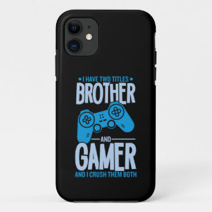 Case-Mate iPhone Case Crushing deux titres Brother et Gamer