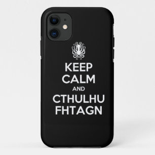 Coque Case-Mate Pour iPhone Cthulhu maintiennent calme et continuent le cas de