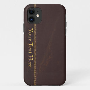 Etui iPhone Case-Mate Cuir antique de faux de livre, rétro regard