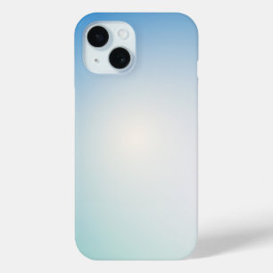 Coque Pour iPhone 15 Cuir bleu élégant